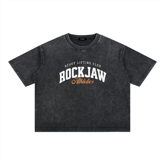 Classic Vintage Logo Mineral Wash Boxy Cotton T-Shirt