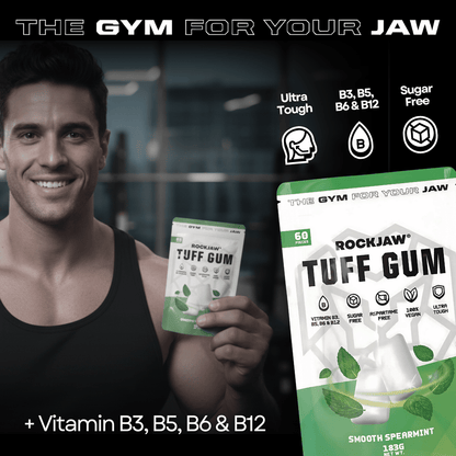 Tuff Gum + B Vitamins | Ultra-Tough Jawline Gum | Variety Discount Bundle