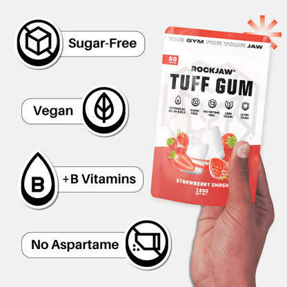 Tuff Gum + B Vitamins | Ultra-Tough Jawline Gum | Variety Discount Bundle