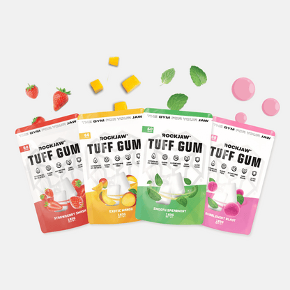 Tuff Gum + B Vitamins | Ultra-Tough Jawline Gum | Variety Discount Bundle